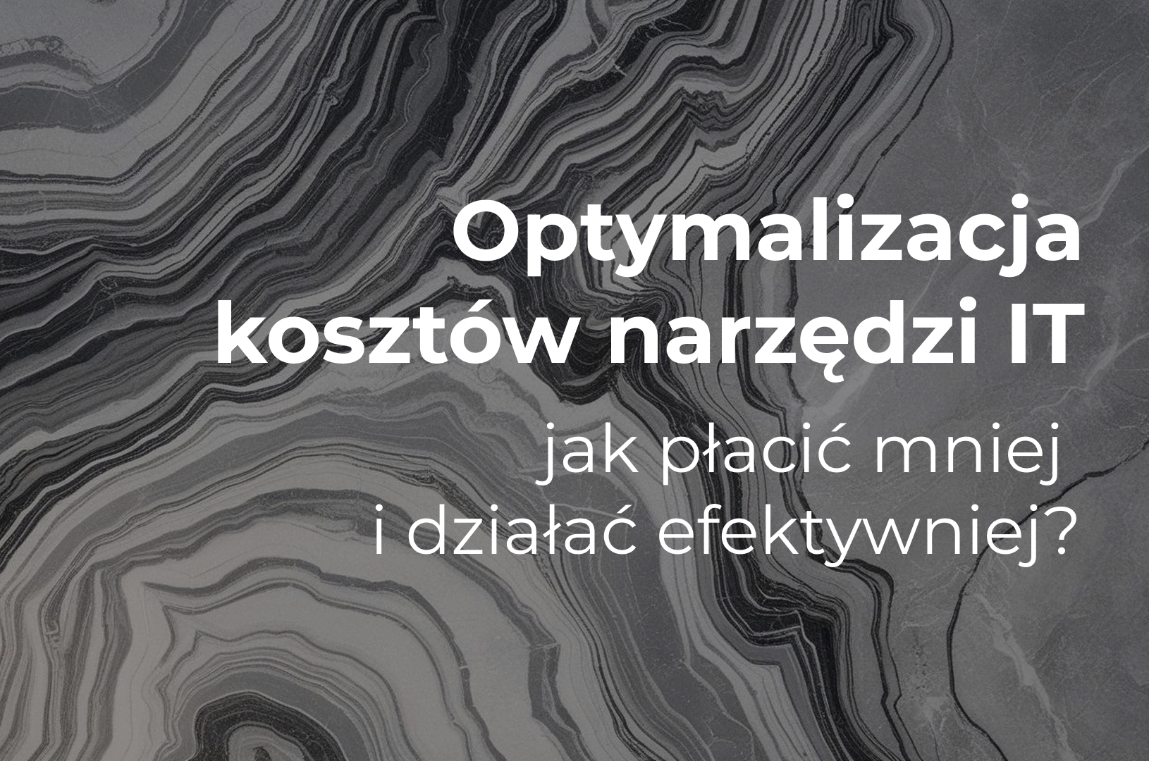 optymalizacja kosztów