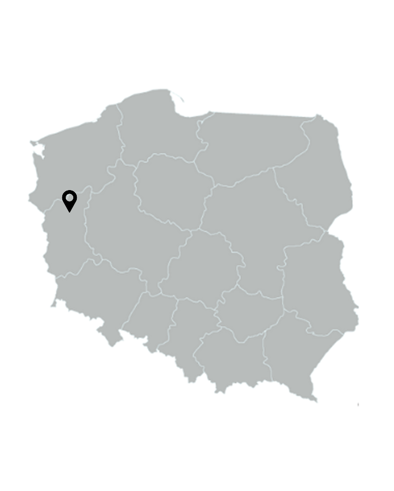 mapa Polski z zaznaczoną lokalizacją miasta Gorzów Wielkopolski