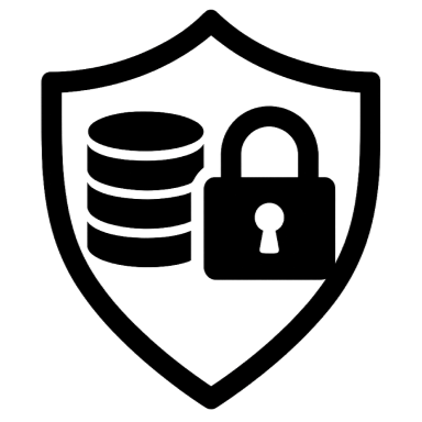 Ikona: Prosta tarcza/herb. Symbol ochrony, bezpieczeństwa lub gwarancji.