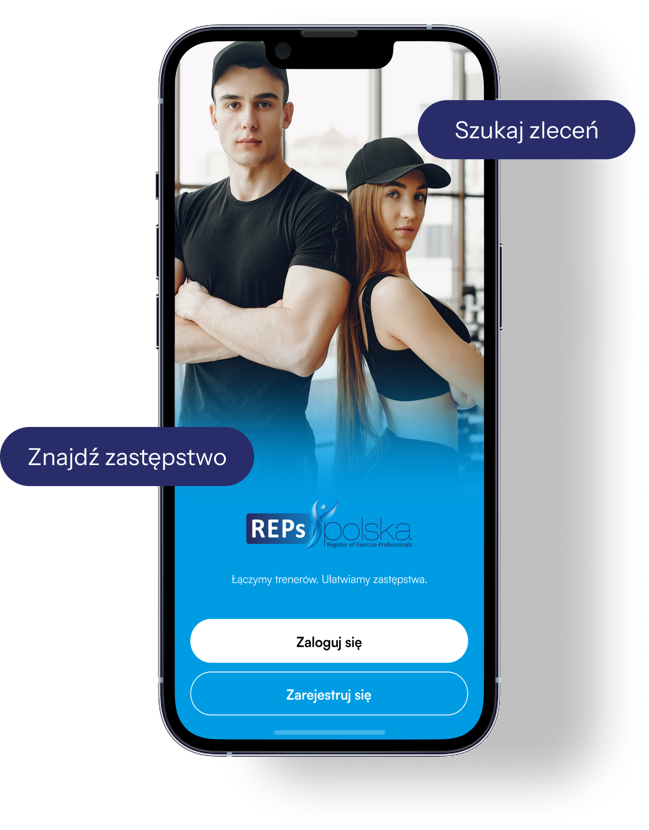 widok mobilny aplikacji REPs Polska