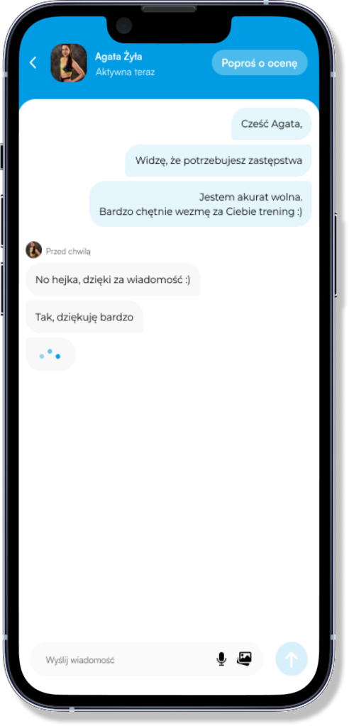 Widok mobilny aplikacji REPs Polska